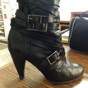 Frye Strappy Boots